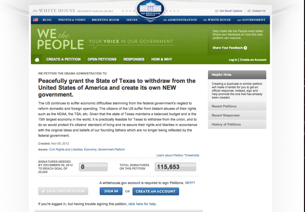 The+Texas+petition+has+had+an+overwhelming+result