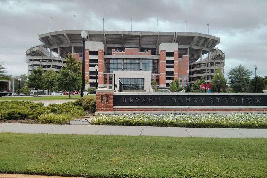 Denny Stadium at the University of Alabama  