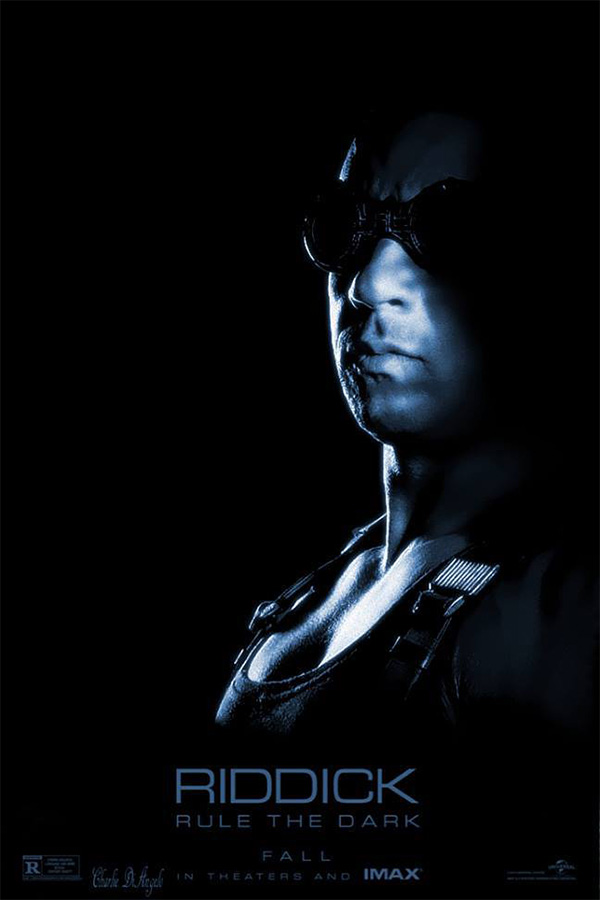 This is the promotional poster for Riddick