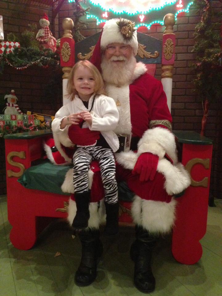 At the end of the Galaxy of Lights, young ones can enjoy a meet and greet with Santa.