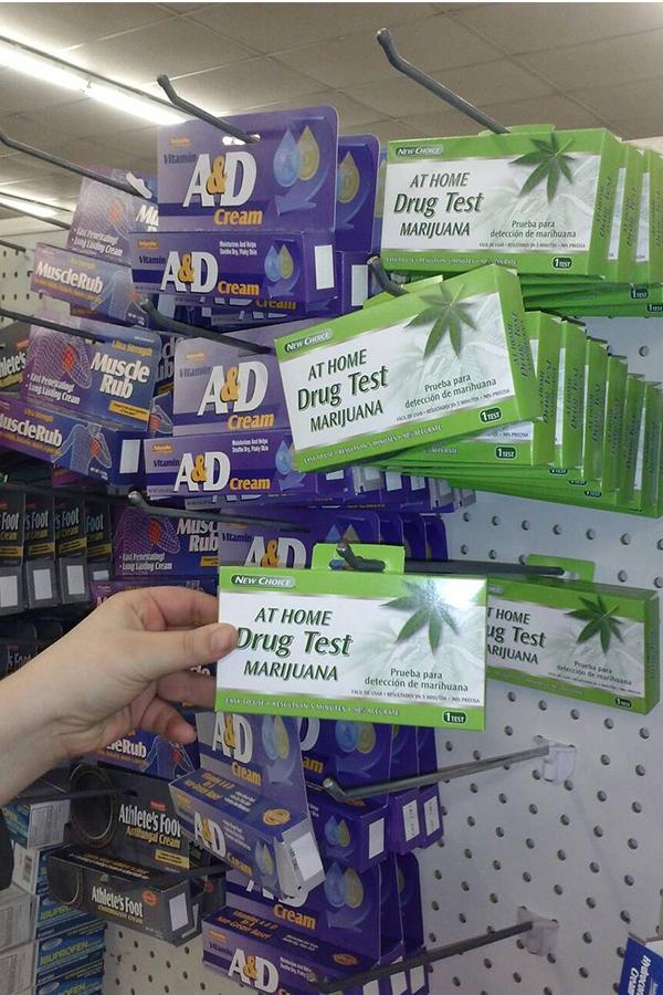 An at home drug test at Dollar Tree.