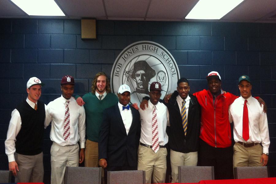 Left to Right: Dylan Haraway, Roderick Randolph, Nick Holman, Brandon Davis, Jay Rogers, Kenneth Turney, Julien Lewis, and David Norris. 