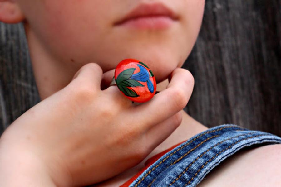 Vintage+Button+made+into+a+Magnificent+Ring.