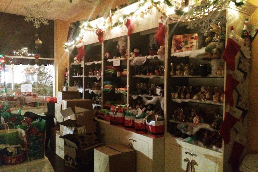 A sneak peak of the beloved chocolate shop, in preparation for the holiday season. 