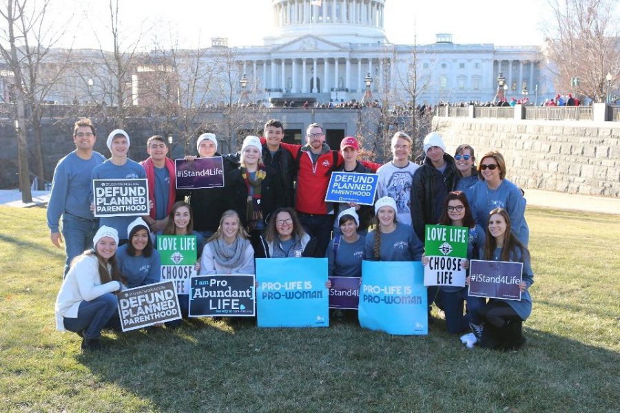 Students Travel to the 45th Annual March for Life