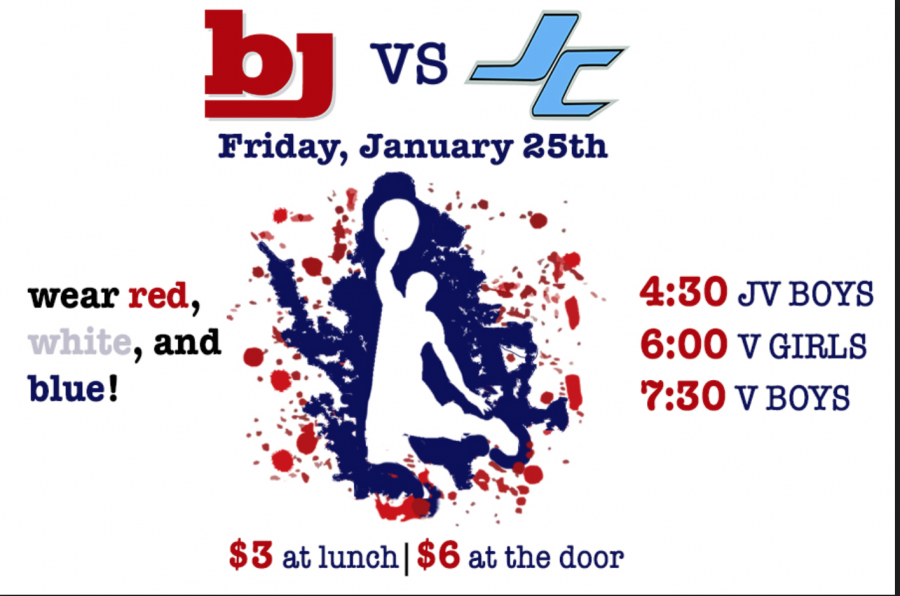 Wear Red-White-Blue to the BJ vs. JC Basketball Game