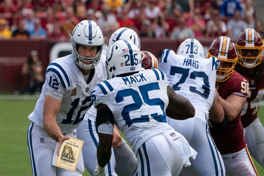 Andrew Luck describes his games as battles when writing his letters on Twitter.