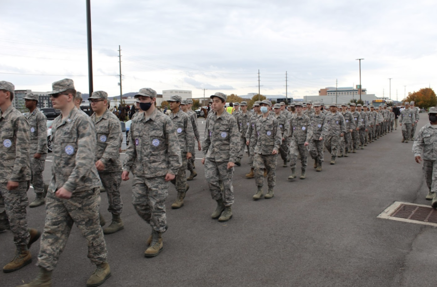AFROTC Participates in Veterans Day Parade