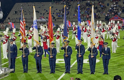 Air Force JROTC Represents at Military Appreciation Night