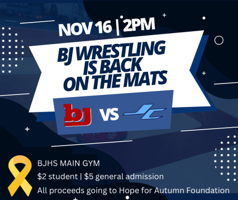 BJ vs JC Wrestling Dual and Fundraiser