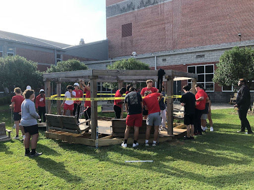 Construction Academy Upgrades the Courtyard Swings