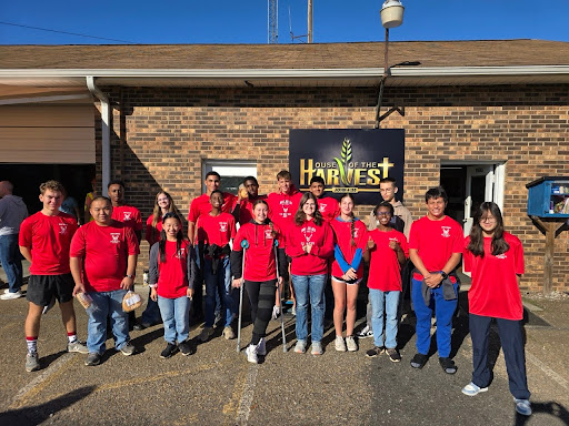 AFJROTC Serves Community at House of the Harvest Food Pantry