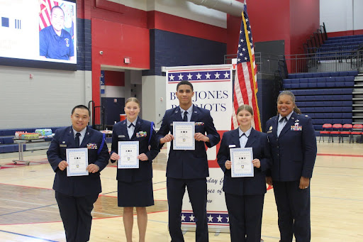 AFJROTC Recognizes Achievement at the Fall Awards Ceremony