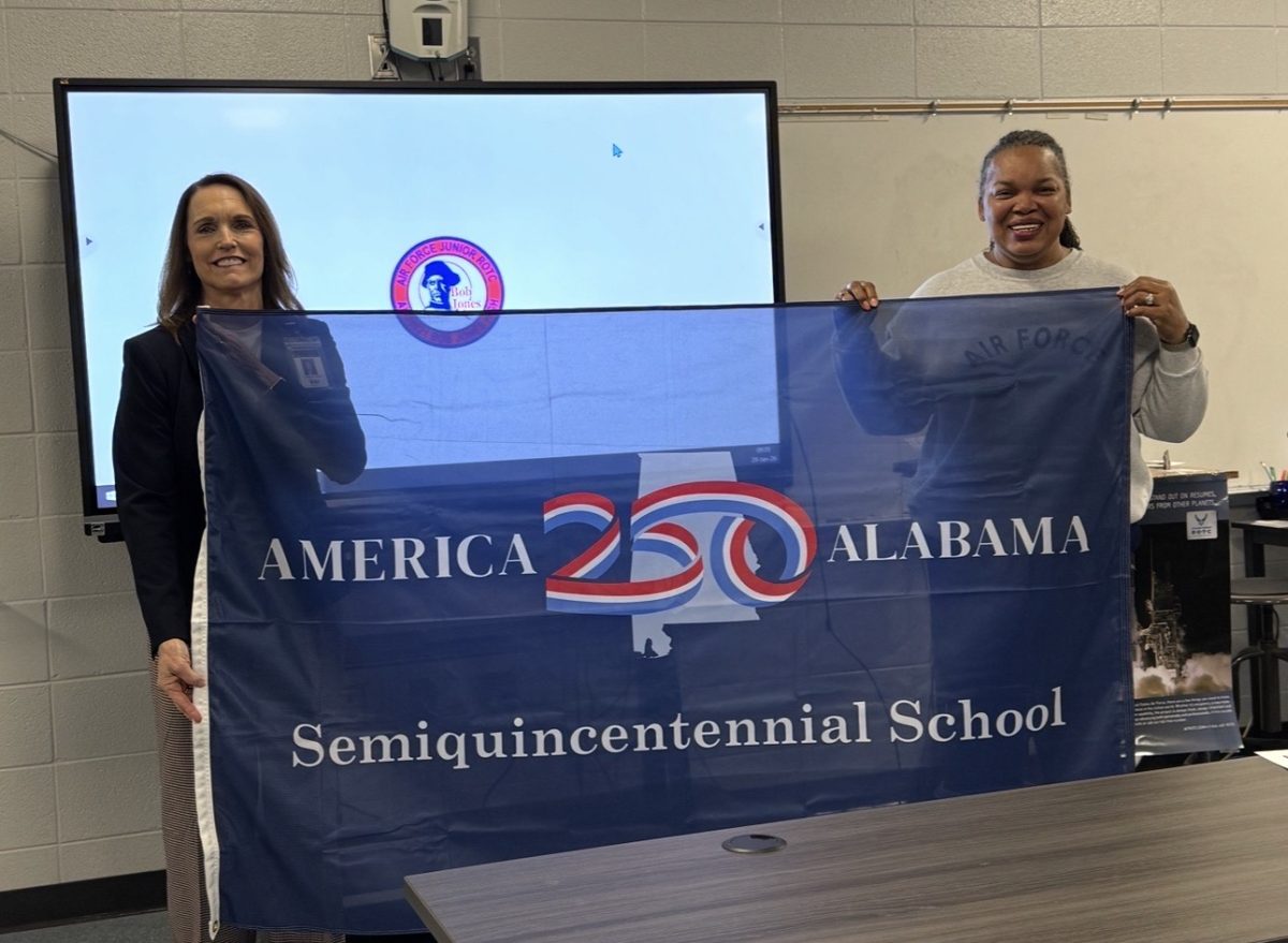 AFJROTC Receives the Alabama Semiquincentennial School Award